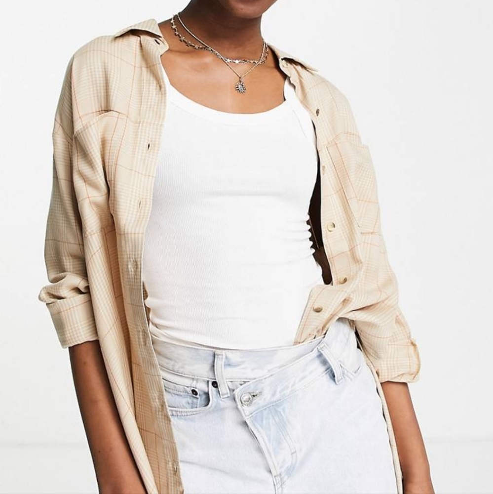 Hollister Step Hem shacket